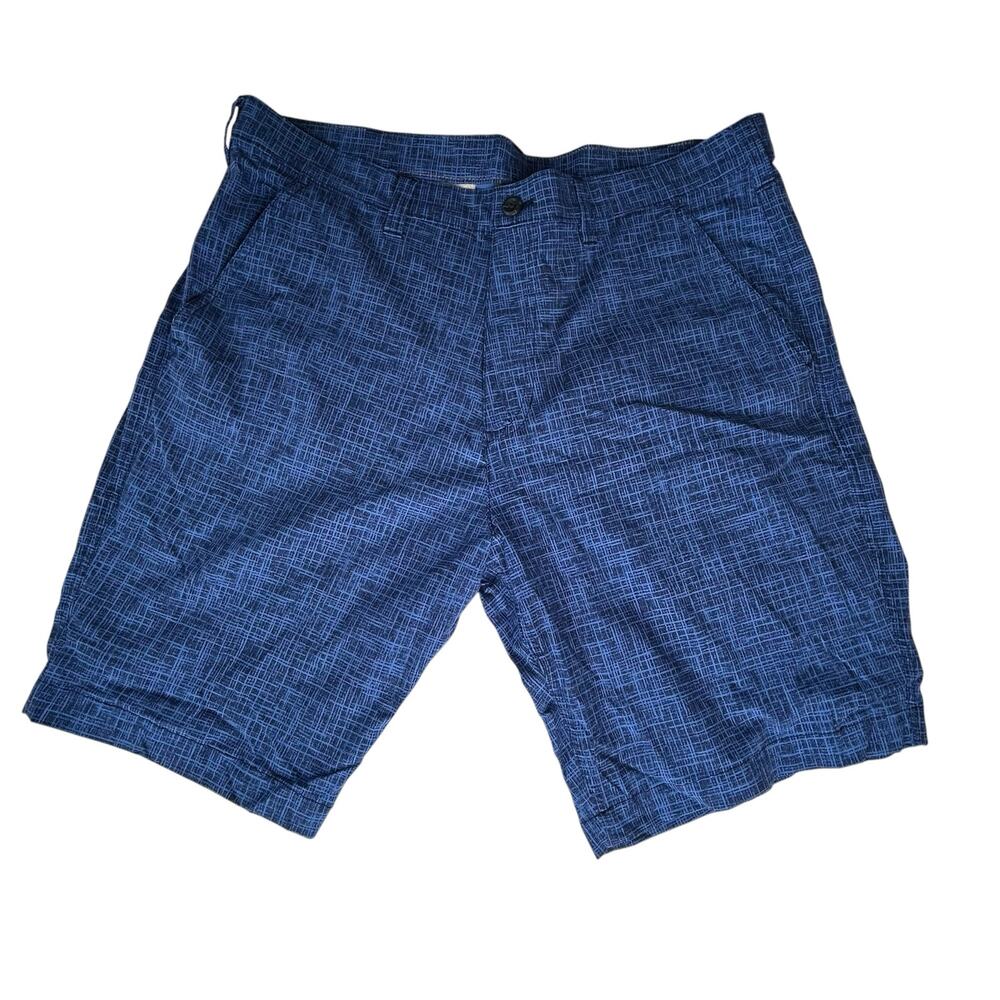 Eddie Bauer Men 38 Board Shorts First Ascent Athleisure Blue Black Water Sports